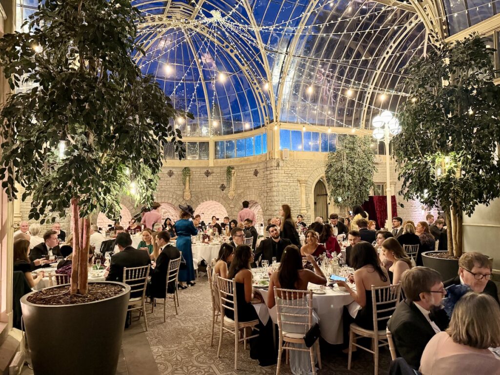 Live cello and piano wedding breakfast music at Tortworth Court