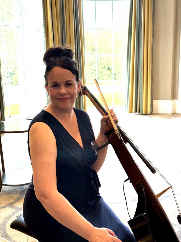 Anne Marie Humphries Wedding Cellist for Wedding ceremony at Rudding Park Hotel near Harrogate