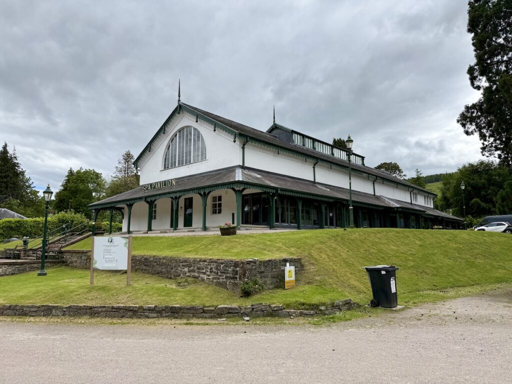 Music by JAM Duo at Strathpeffer Pavilion in Scotland