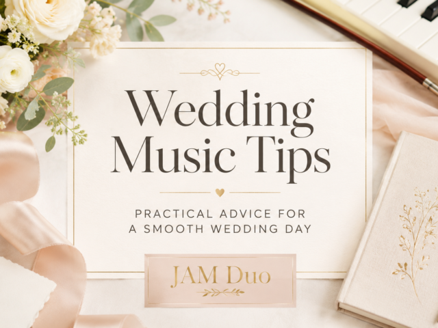 JAM Duo Wedding Tips