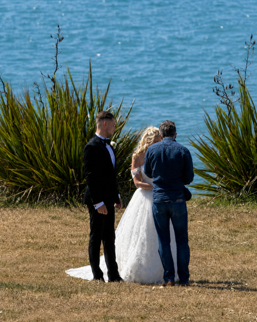 Couple photos at the Cliff Hotel, Cardigan in Wales