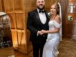 Bride and Groom Black Tie at Dalston Hall in Cumbria