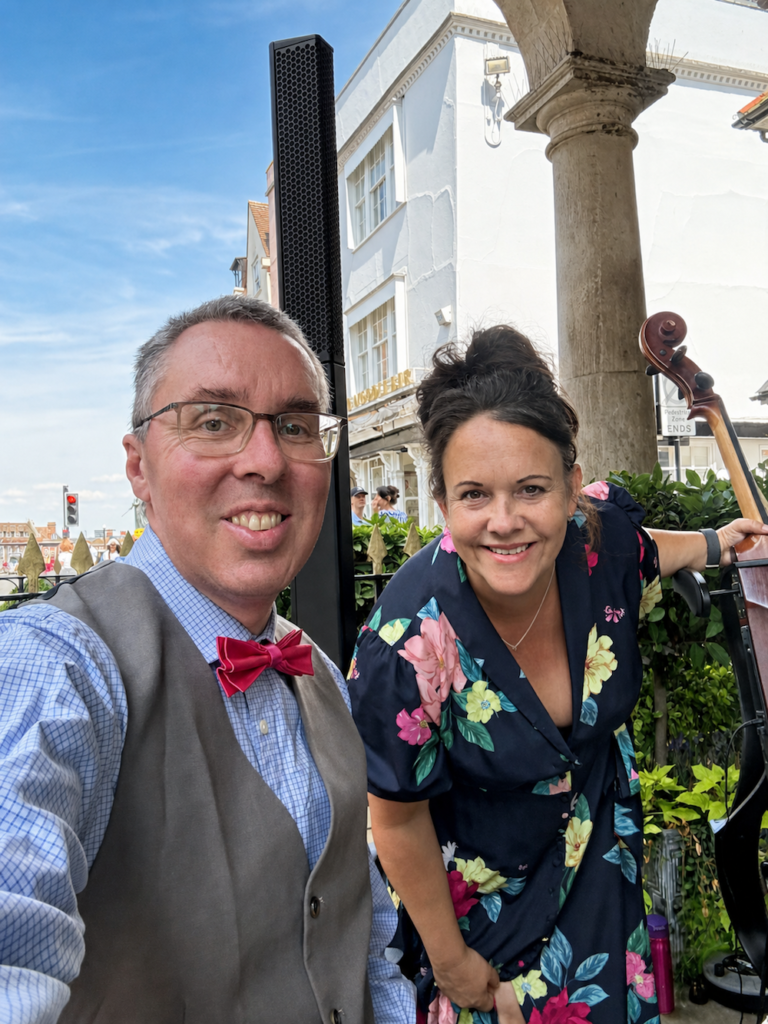 JAM Duo Jules Addison and Anne-Marie Humphries at Windsor Guildhall