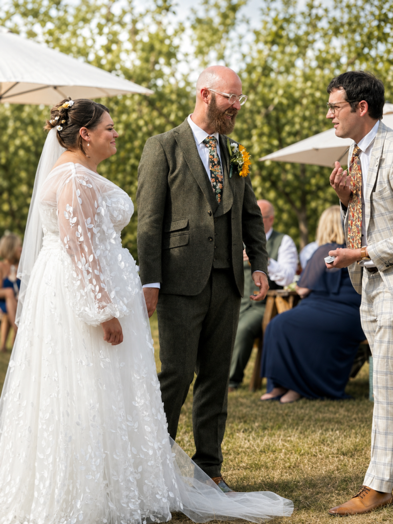 Rustic wedding entertainment and games at Beth and Lee’s Herefordshire wedding