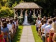 Wedding Couple at Trevenna Barns in Cornwall