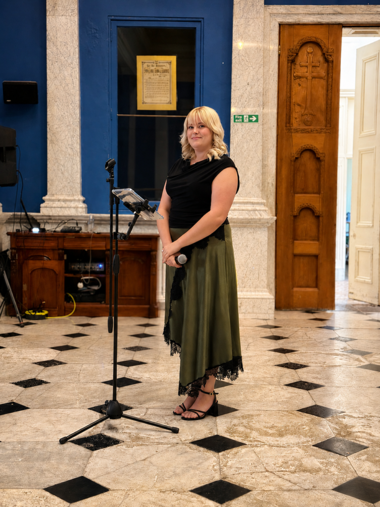 Wedding singer Marrianne at Wynyard Hall