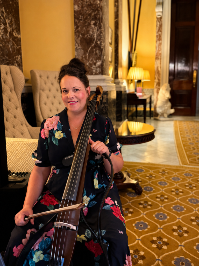 Anne Marie Humphries Cellist at Wynyard Hall