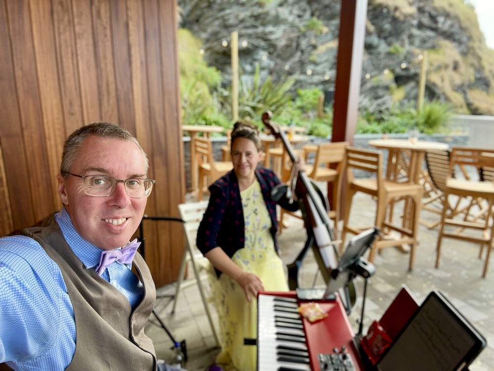 JAM Duo at Tunnels Beaches Wedding Venue in North Devon