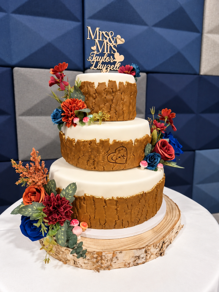 Wedding cake at Village Hotel in Portsmouth Hampshire