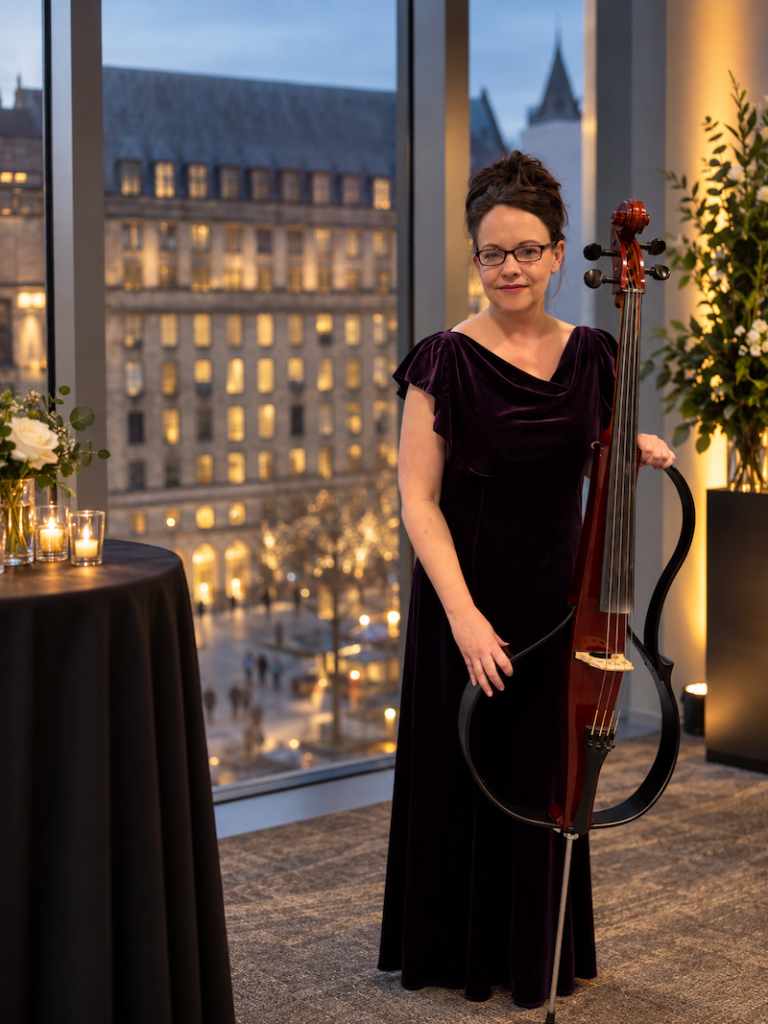 Anne Marie Humphries Cellist for Corporate Events