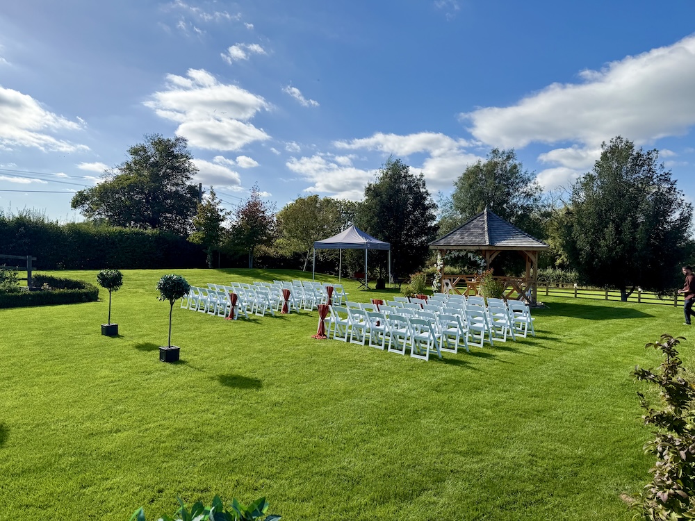 Outdoor Ceremony at Manor Hill House Worcestershire