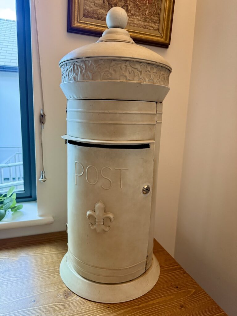 Wedding Post Box at Manor Hill House Worcestershire