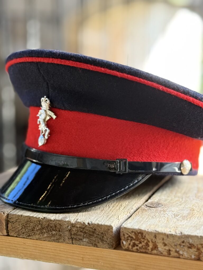 Military Cap at The Priests House in Skipton North Yorkshire