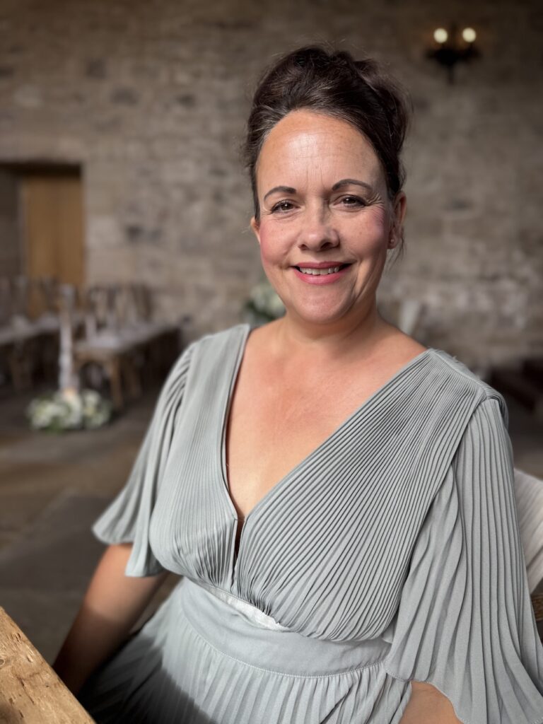 Anne Marie Humphries at the Priests House Skipton with Daytime Wedding Music by JAM Duo Cello and Piano Duo