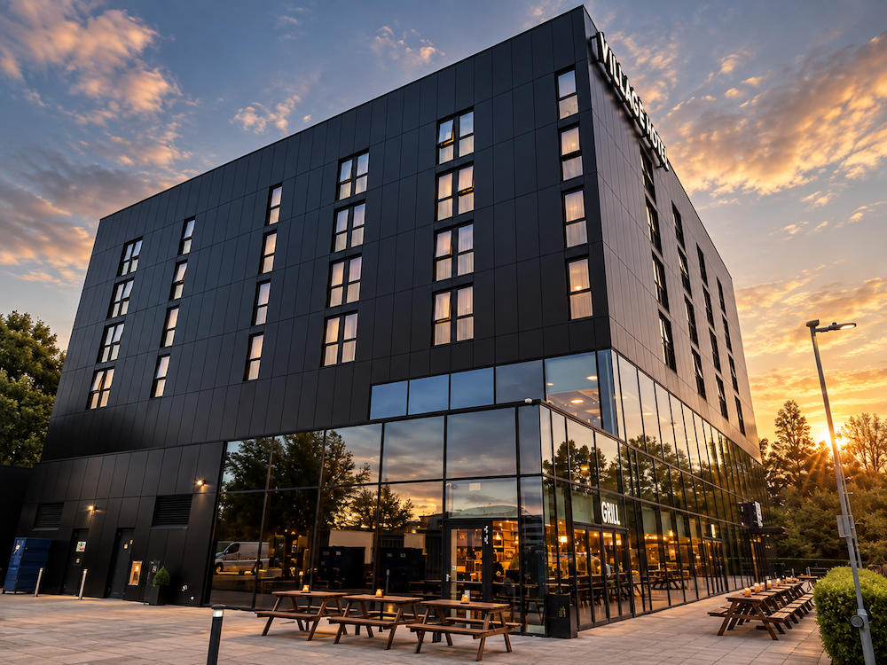 The Village Hotel Exterior at Village Hotel in Portsmouth Hampshire