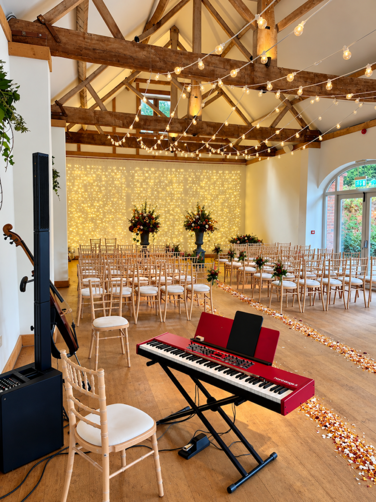 JAM Duo Wedding Musicians and preferred suppliers at Dorney Court