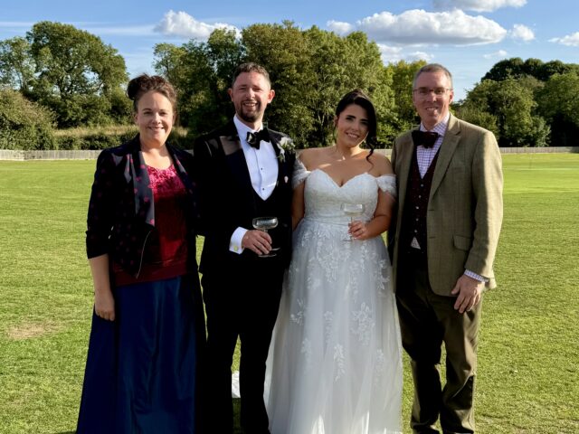 JAM Duo with Bride and Groom in Barrow upon Soar