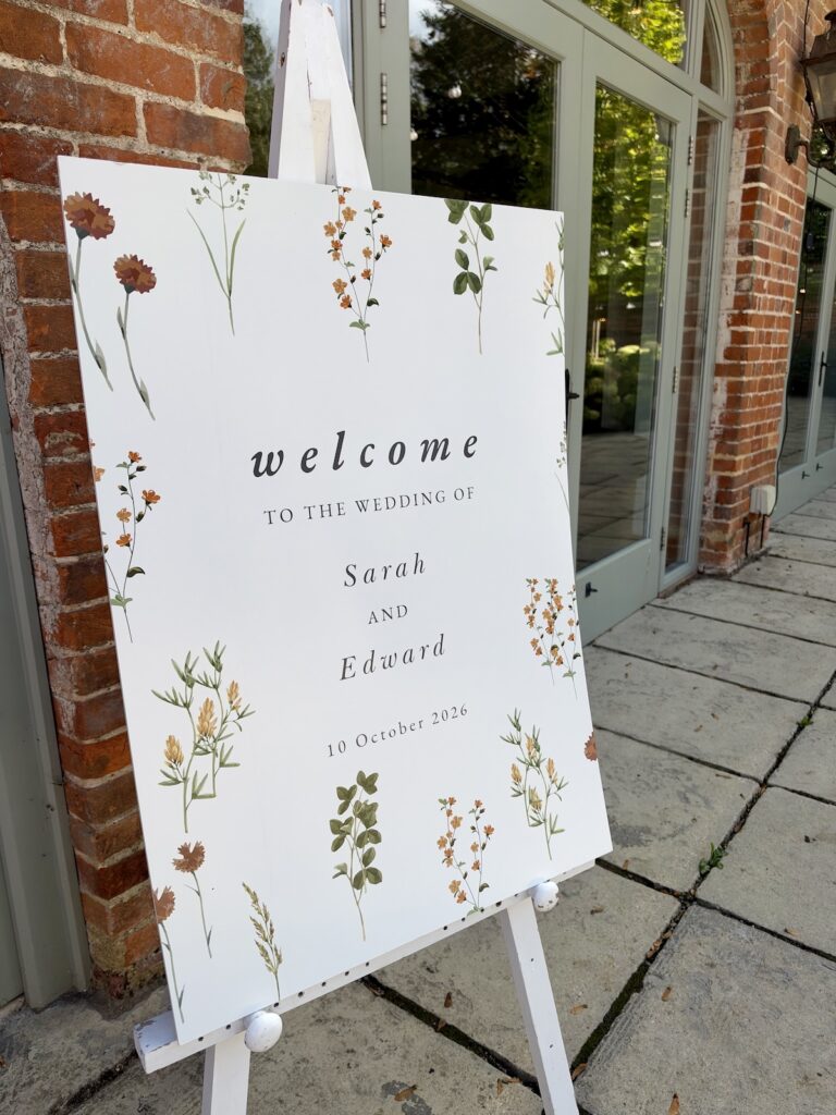 Welcome Sign Dorney Court