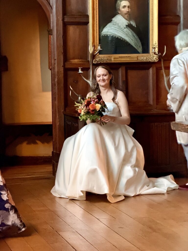 Bride at Dorney Court House