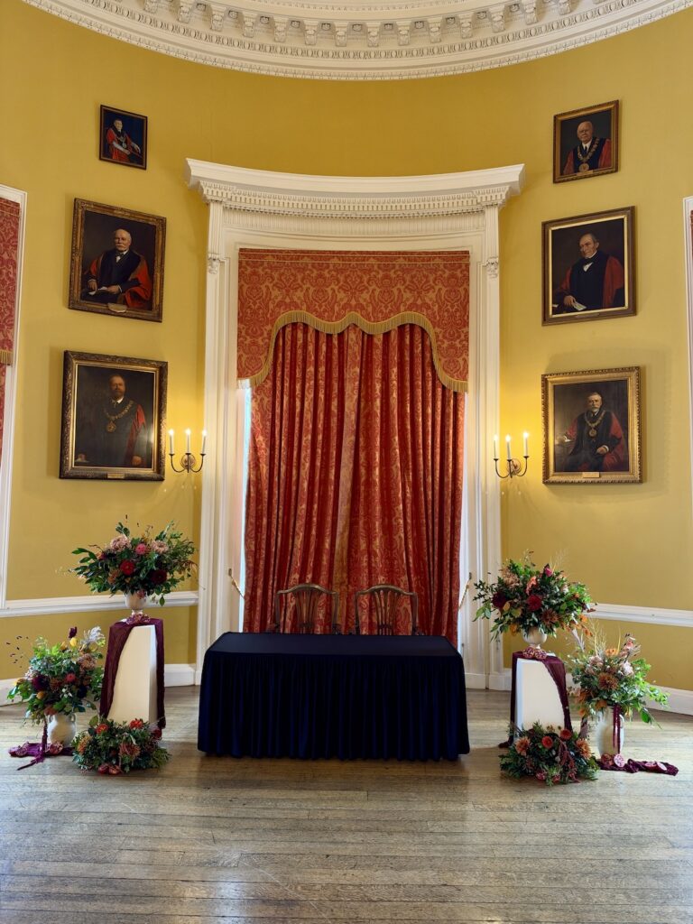 Ceremony area Salisbury town hall